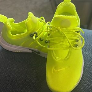 Highlighter green Nikes never worn outside